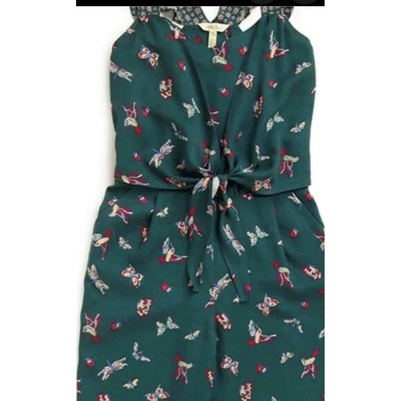 Matilda Jane Choose Your Own Path Evergreen Dream Jumpsuit Size S NWT - Picture 3 of 4